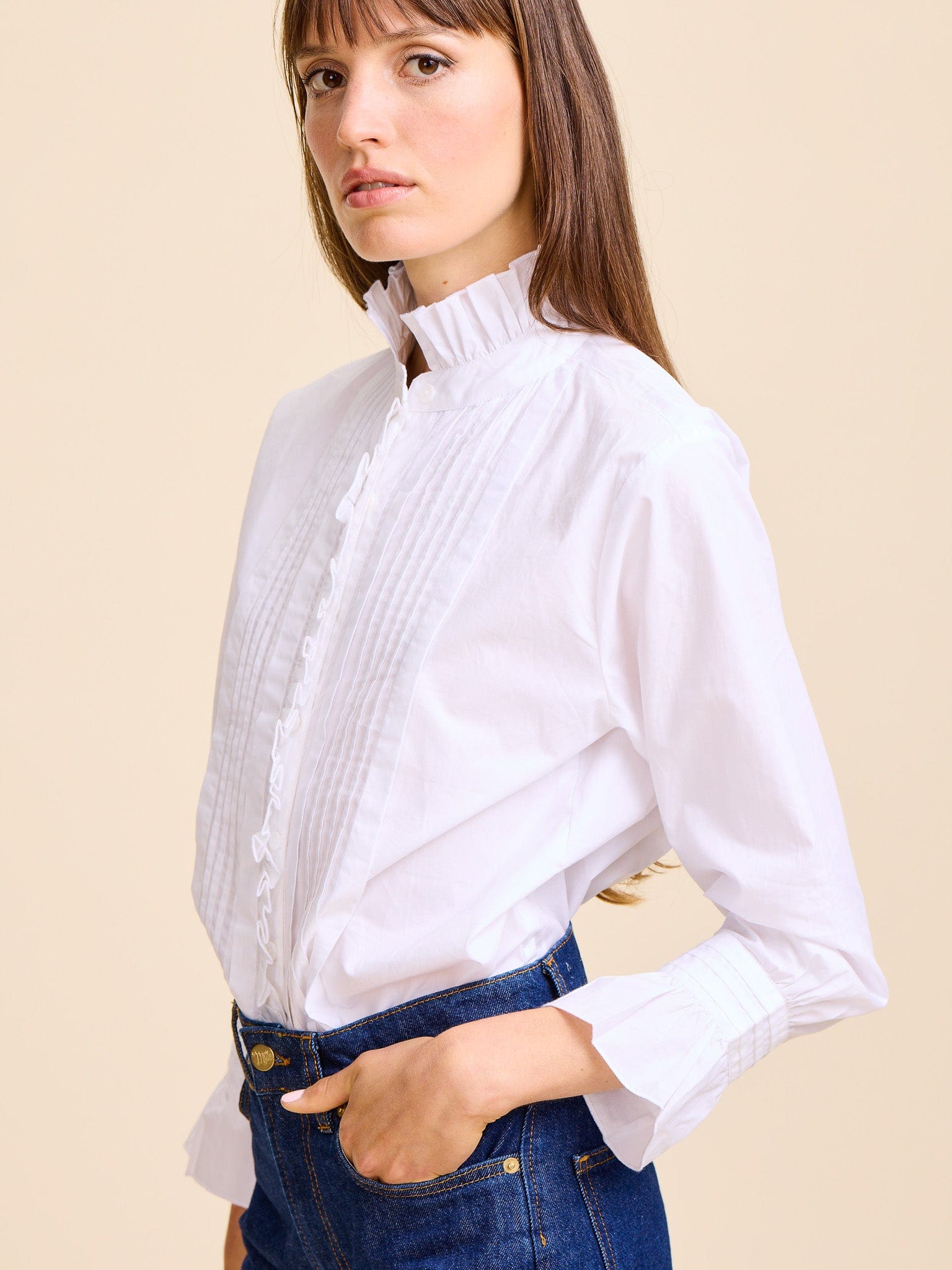 MILLE Clothing Phoebe Top in White
