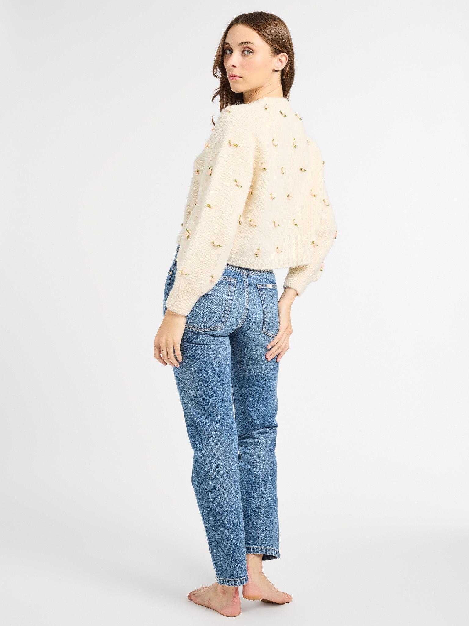 MILLE Clothing Priscilla Cardigan in Rosette