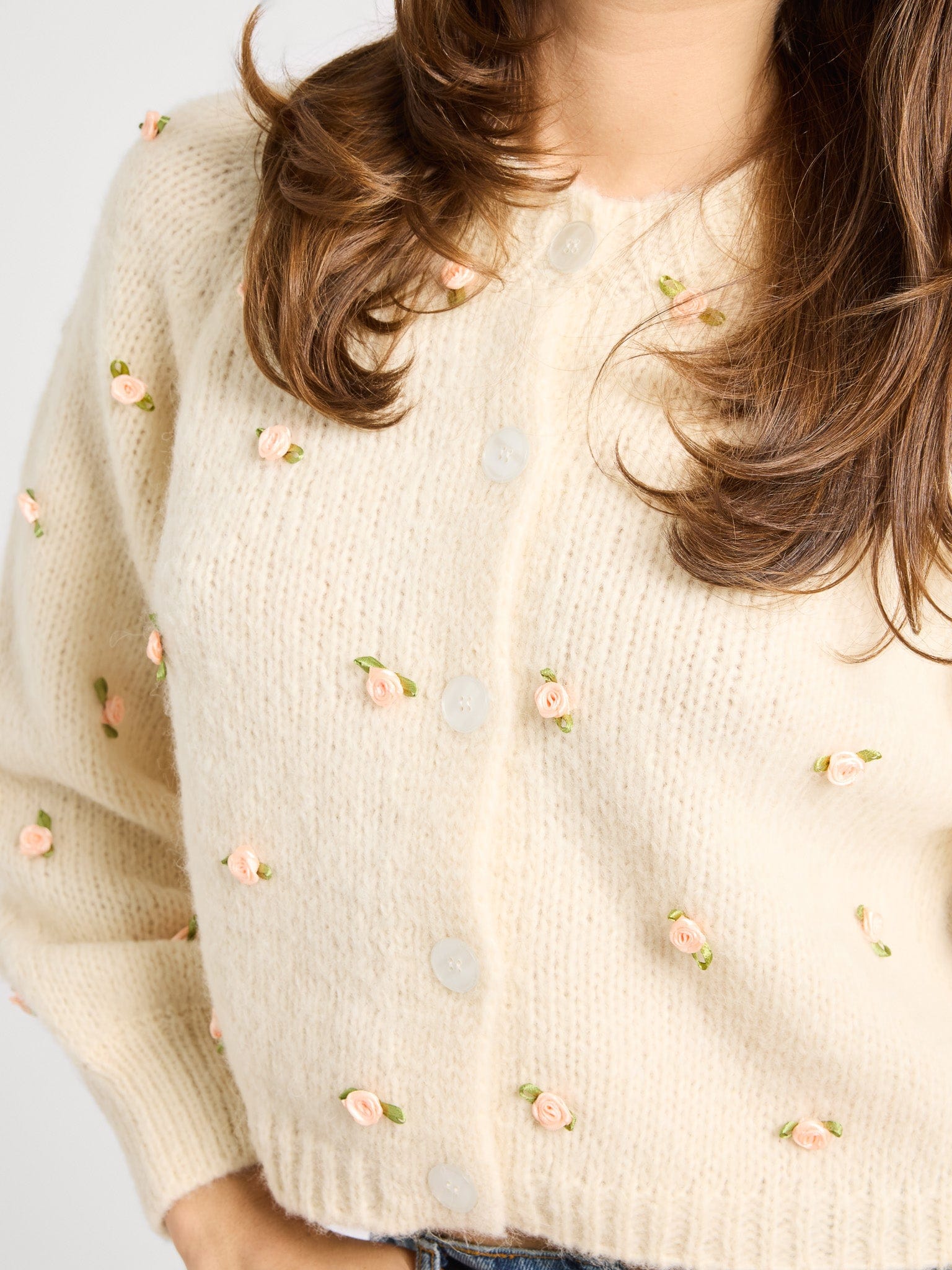 MILLE Clothing Priscilla Cardigan in Rosette