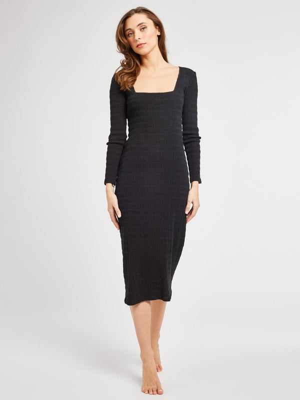 Priyal Dress in Black — view 2