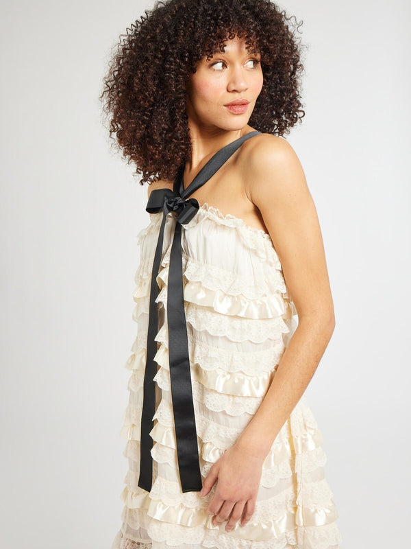 Raeya Dress in Vintage Lace — view 5