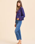 MILLE Clothing Reese Top in Navy Dot