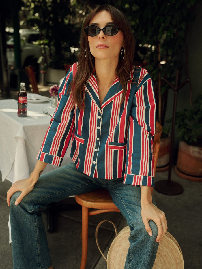Reese Top in Sailing Stripe