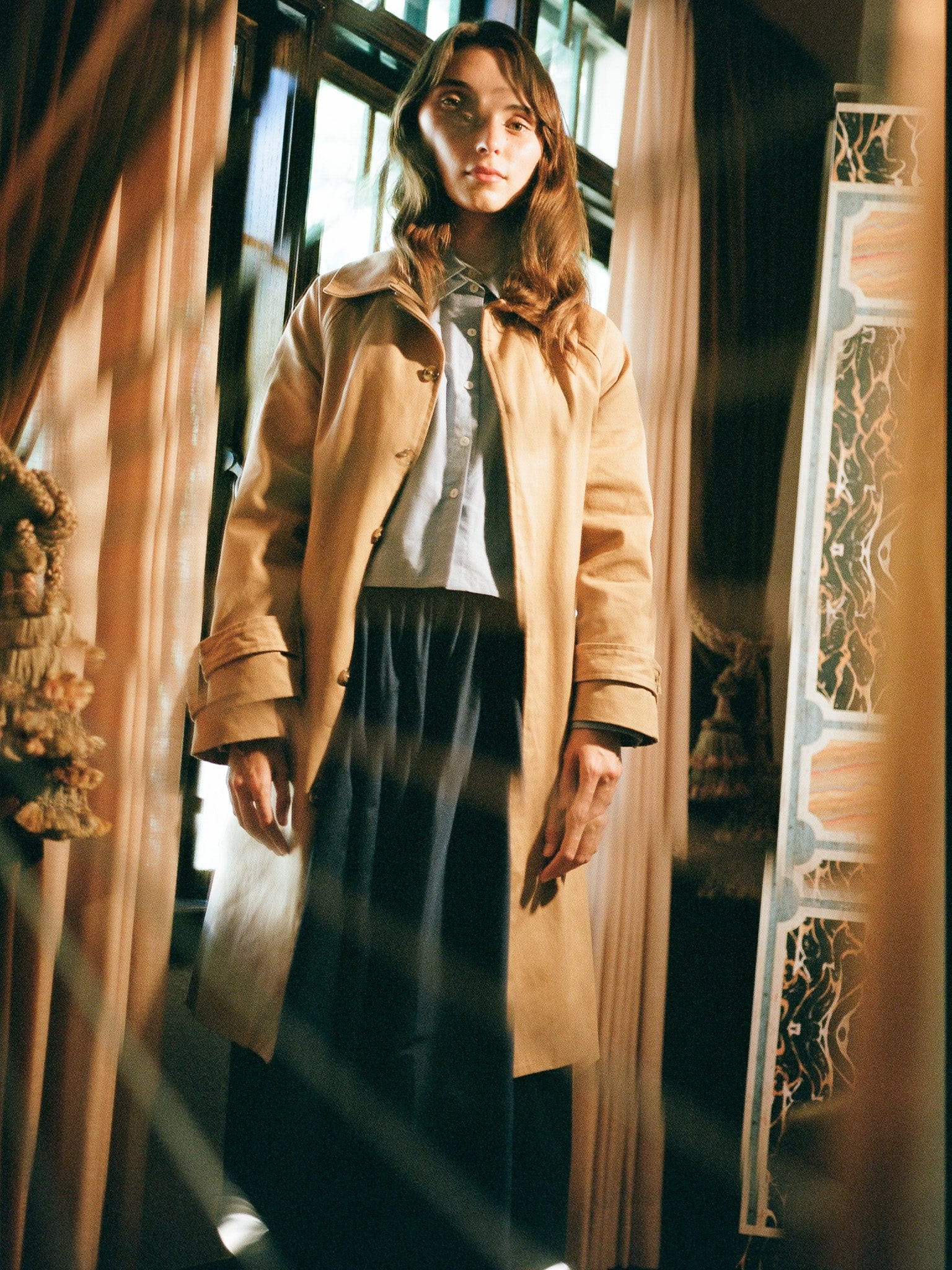 MILLE Clothing Reggie Trench in Almond