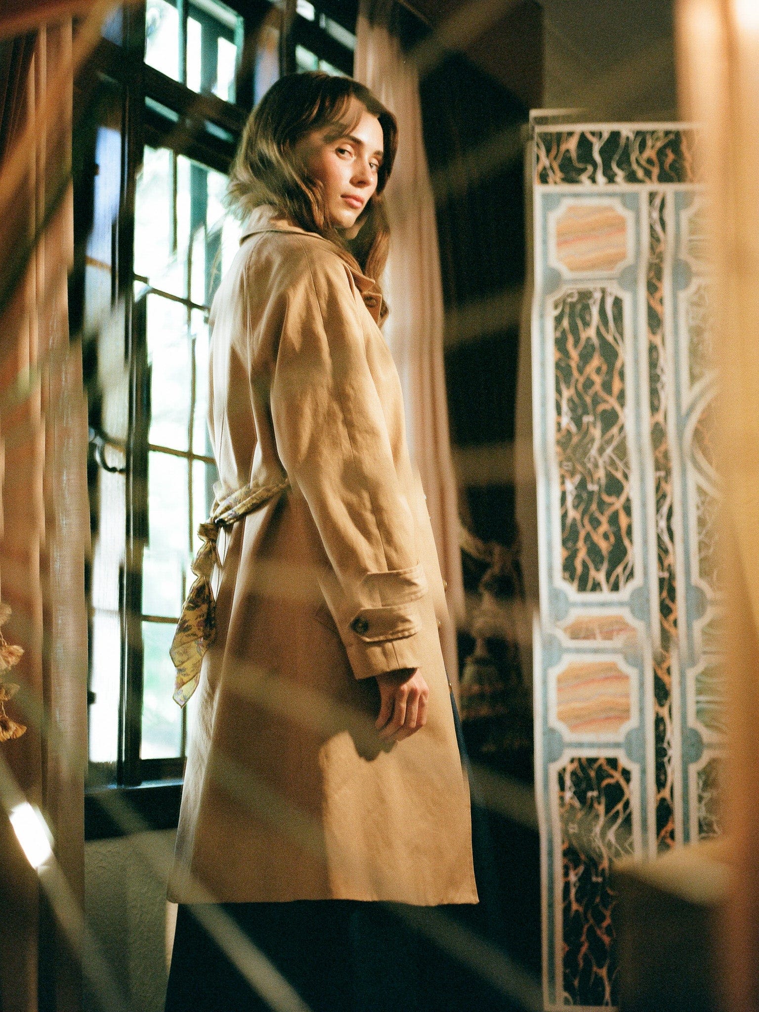 MILLE Clothing Reggie Trench in Almond