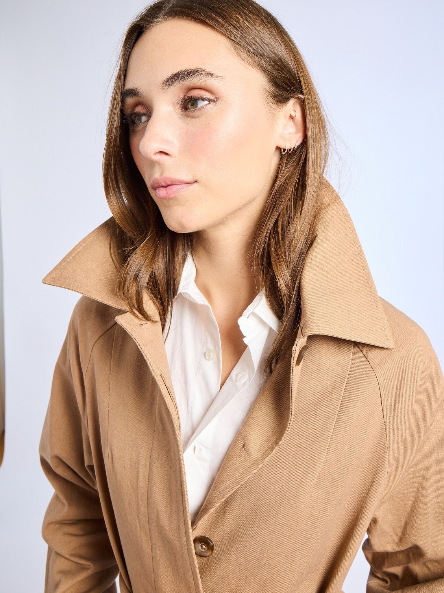 MILLE Clothing Reggie Trench in Almond