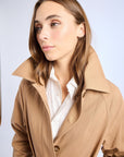 MILLE Clothing Reggie Trench in Almond