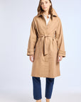 MILLE Clothing Reggie Trench in Almond