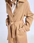 MILLE Clothing Reggie Trench in Almond