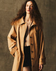 MILLE Clothing Reggie Trench in Almond