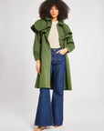 MILLE Clothing Renata Trench in Olive