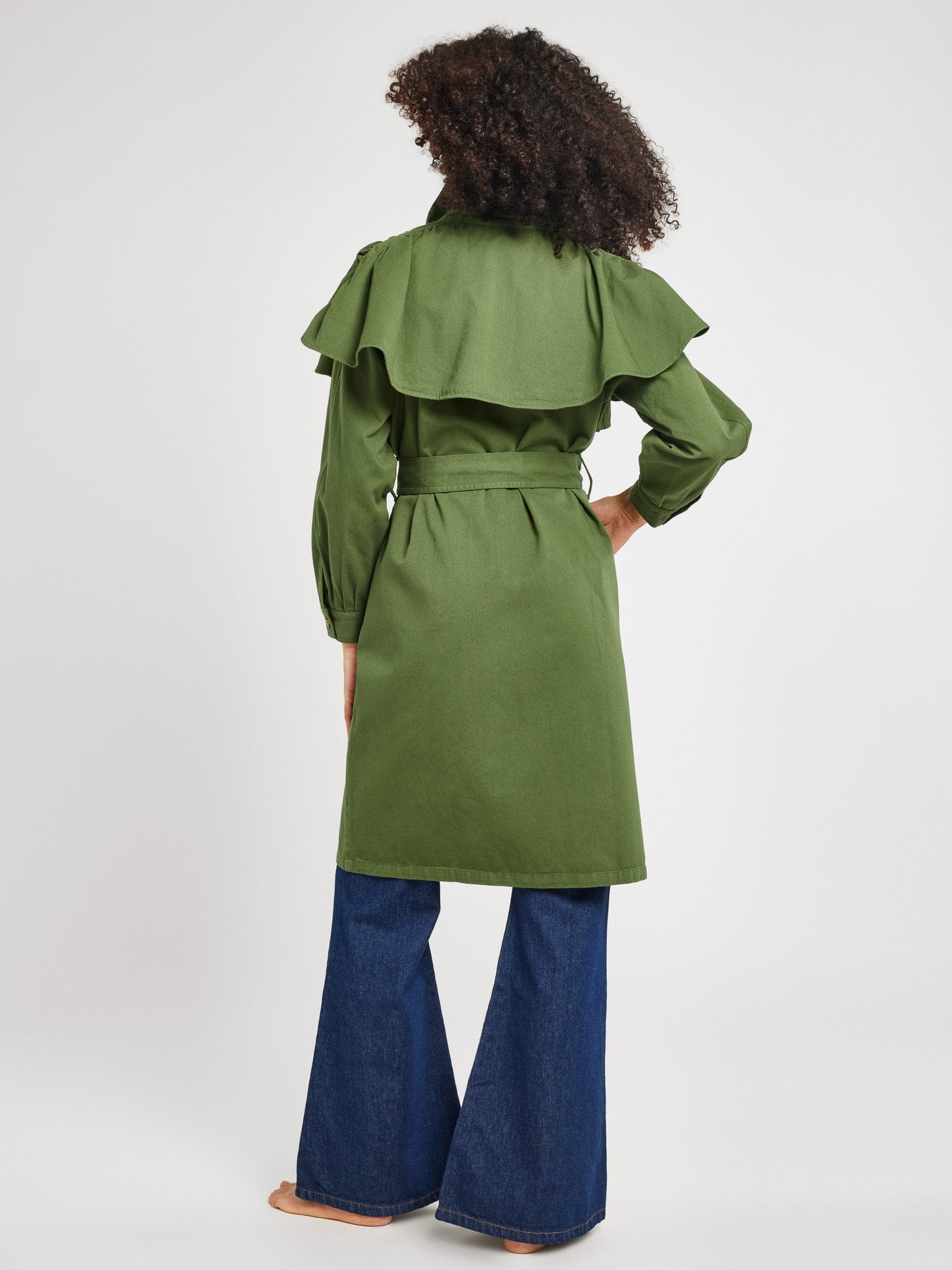 MILLE Clothing Renata Trench in Olive