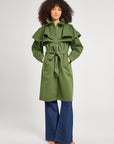 MILLE Clothing Renata Trench in Olive