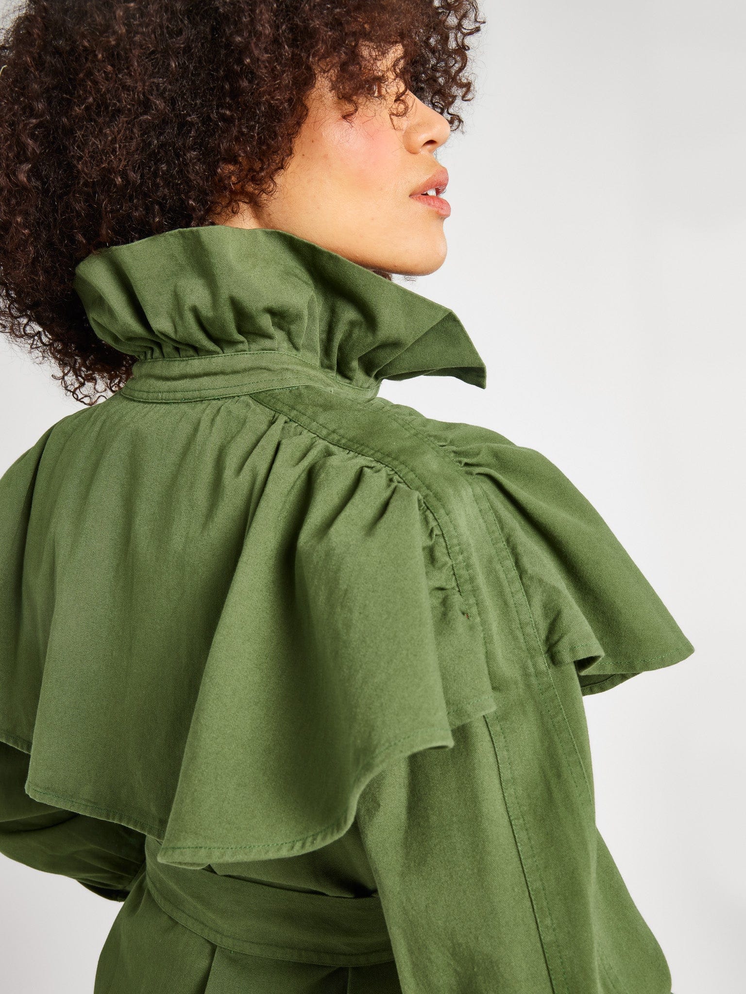 MILLE Clothing Renata Trench in Olive