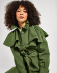 MILLE Clothing Renata Trench in Olive