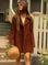 MILLE Clothing Ricky Peacoat in Coffee Cord