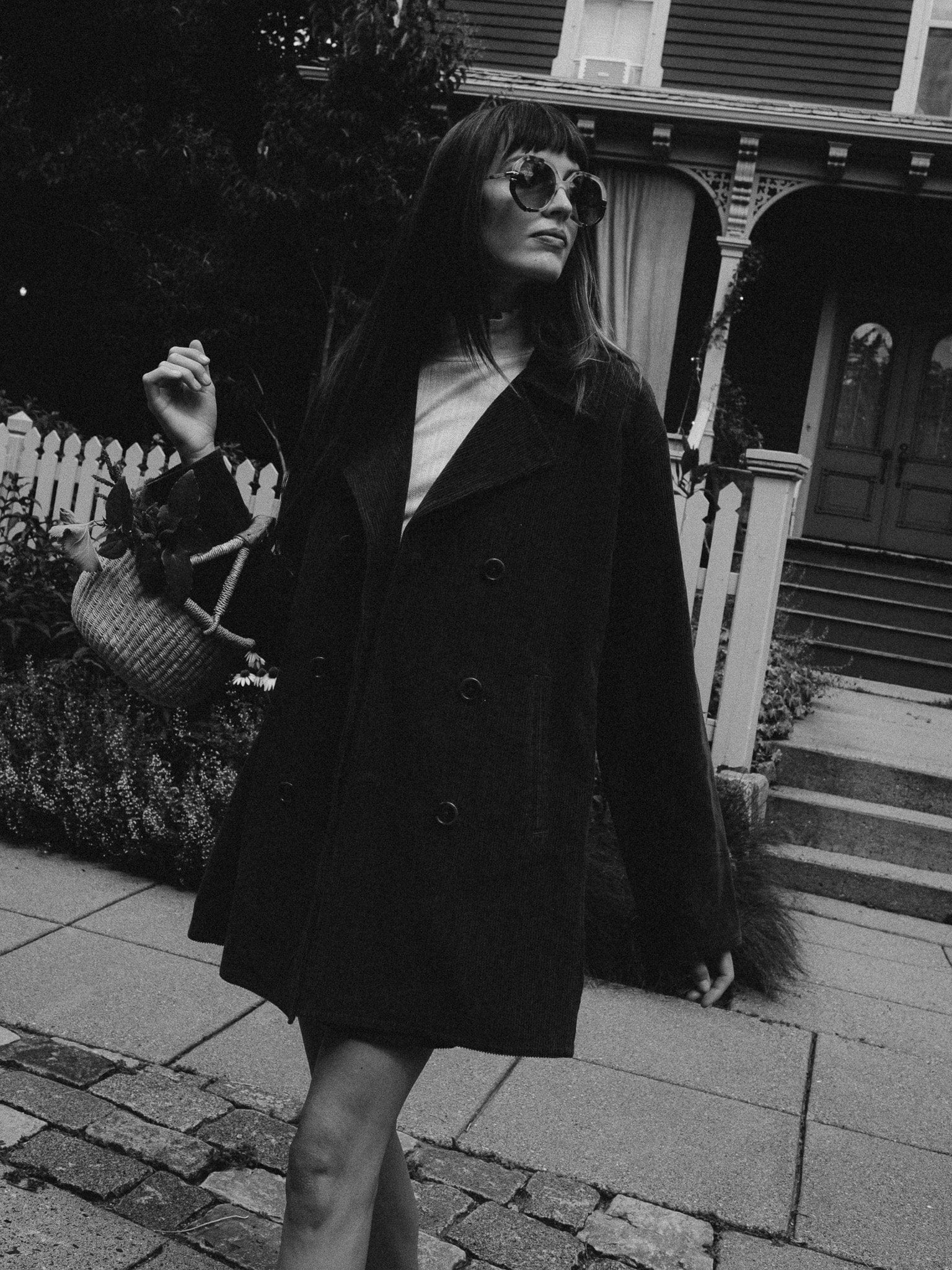 MILLE Clothing Ricky Peacoat in Coffee Cord