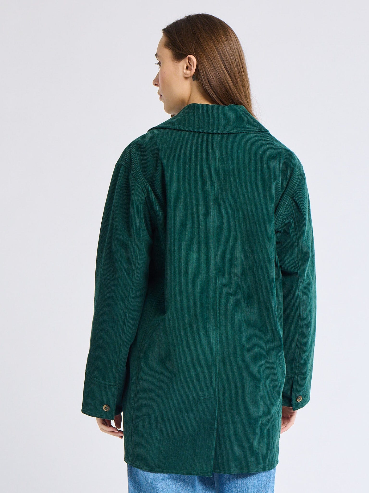 MILLE Clothing Ricky Peacoat in Spruce Cord