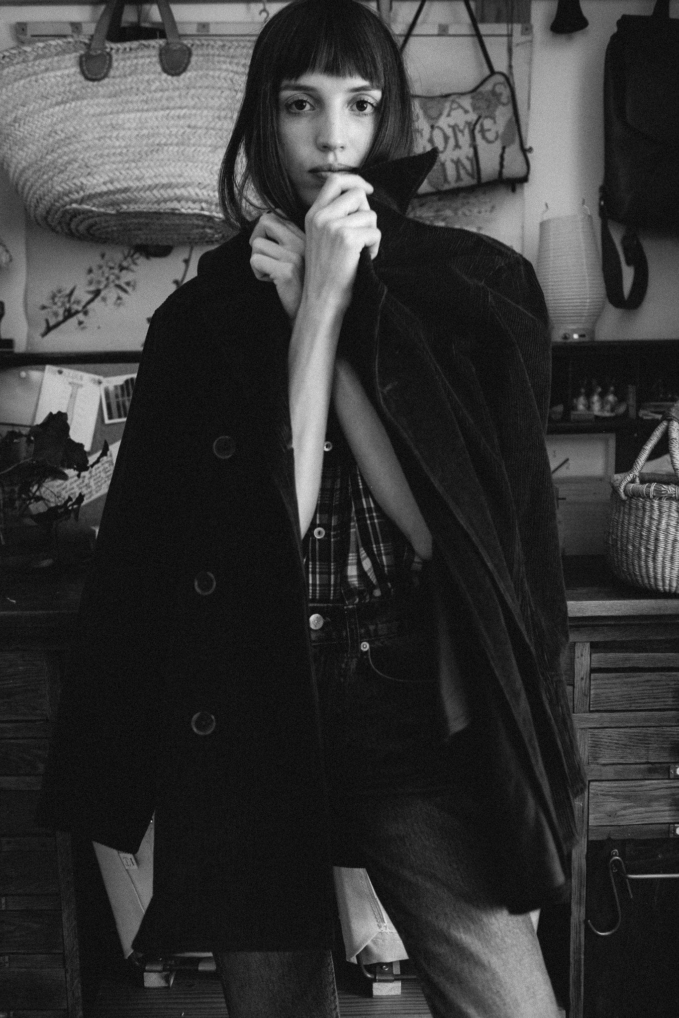MILLE Clothing Ricky Peacoat in Spruce Cord