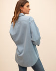 MILLE Clothing River Top in Vintage Denim