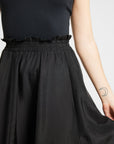MILLE Clothing Rosalia Skirt in Black Silk
