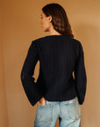 MILLE Clothing Rosita Cardigan in Navy