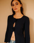 MILLE Clothing Rosita Cardigan in Navy