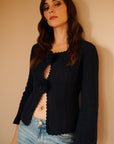 MILLE Clothing Rosita Cardigan in Navy