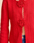 MILLE Clothing Rosita Cardigan in Scarlet