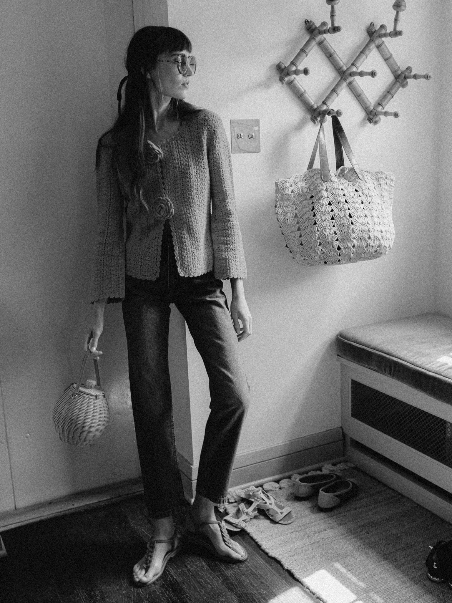 MILLE Clothing Rosita Cardigan in Scarlet