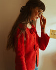 MILLE Clothing Rosita Cardigan in Scarlet