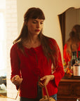 MILLE Clothing Rosita Cardigan in Scarlet