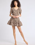 MILLE Clothing Rowan Skirt in Cocoa Floral
