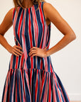 MILLE Clothing Sabine Dress in Sailing Stripe