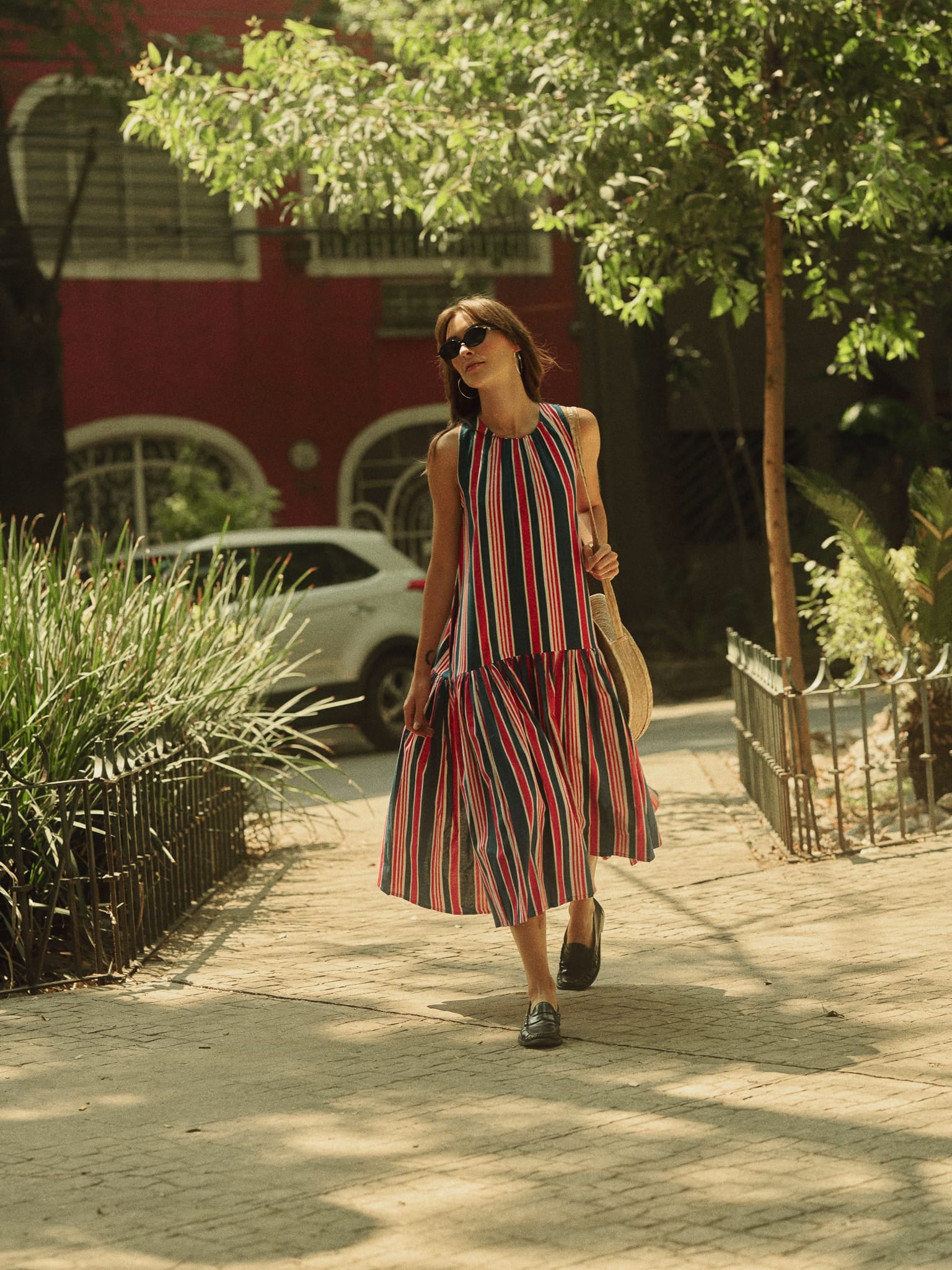 MILLE Clothing Sabine Dress in Sailing Stripe