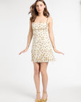 MILLE Clothing Sabrina Dress in Champagne