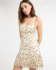 MILLE Clothing Sabrina Dress in Champagne