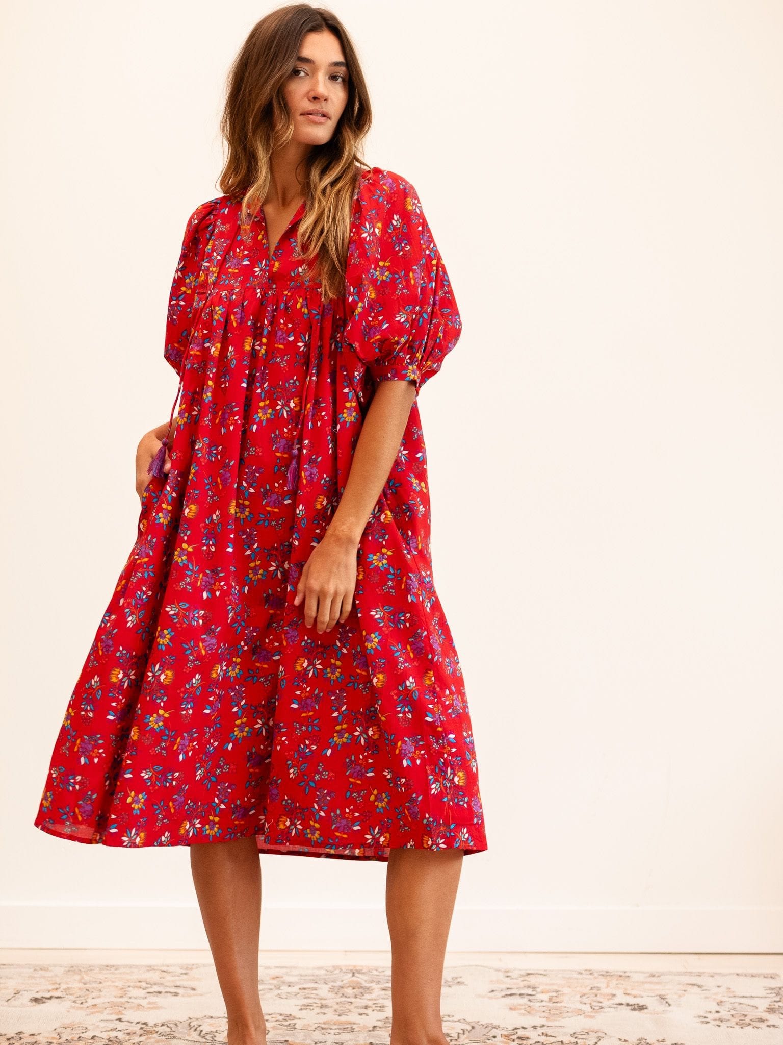 MILLE Clothing Saffron Dress in Isola