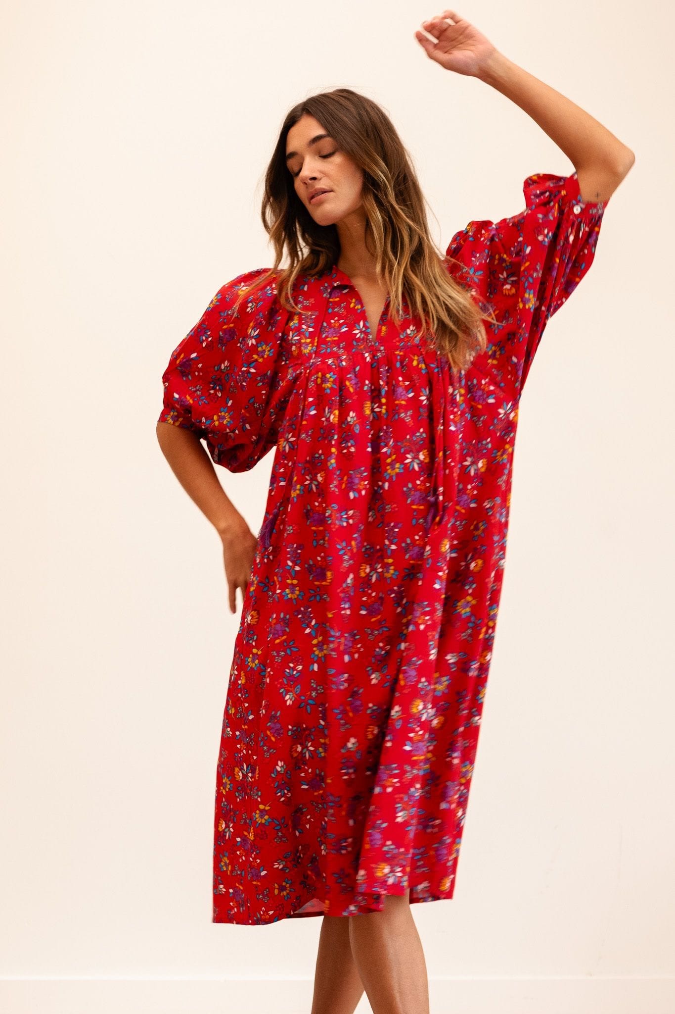 MILLE Clothing Saffron Dress in Isola