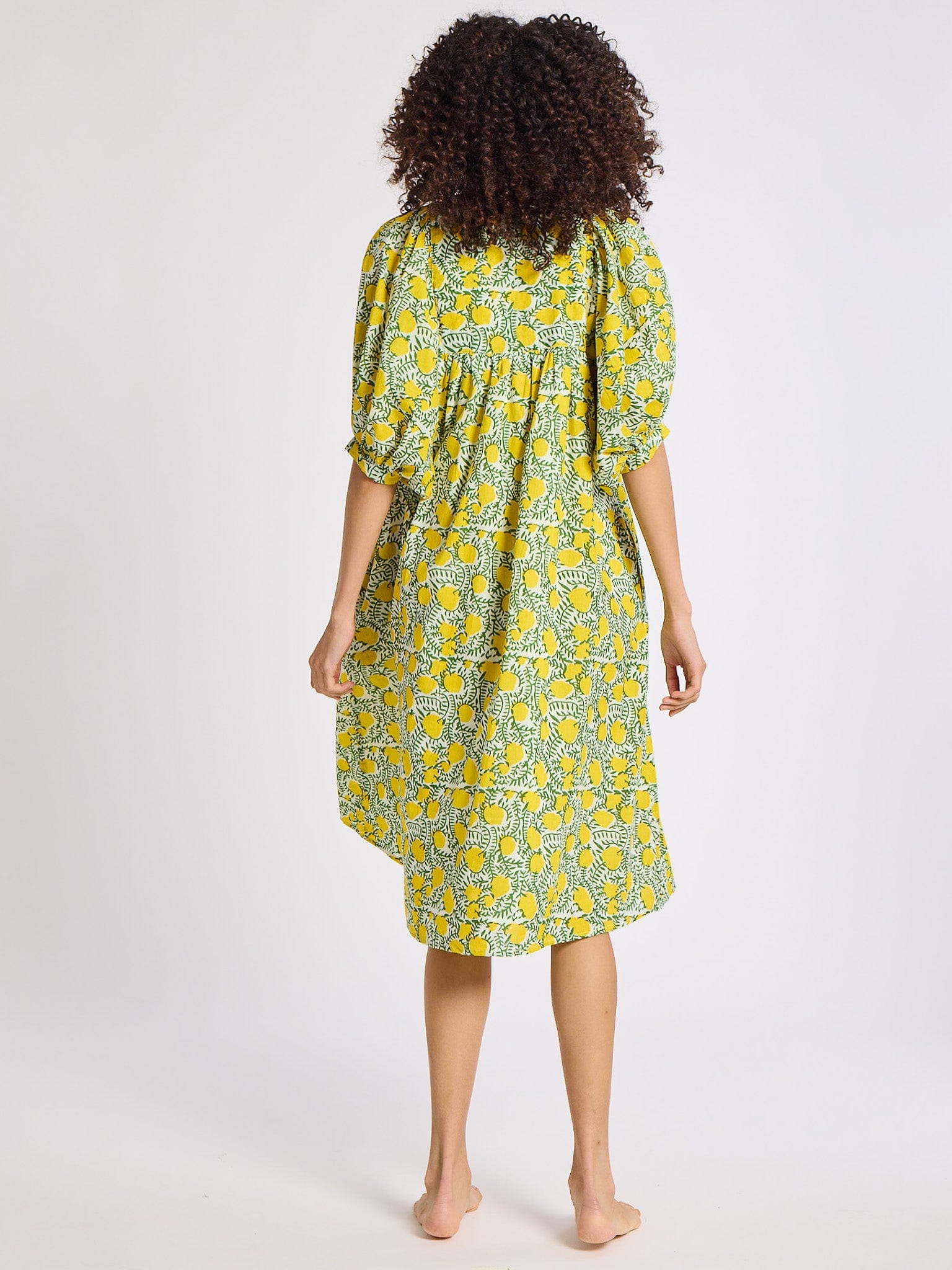 MILLE Clothing Saffron Dress in Lemons