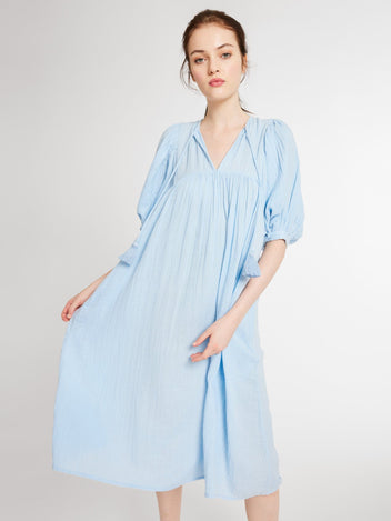 Saffron Dress in Riviera Double Gauze – MILLE