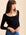 MILLE Clothing Sally Pointelle Tee in Black