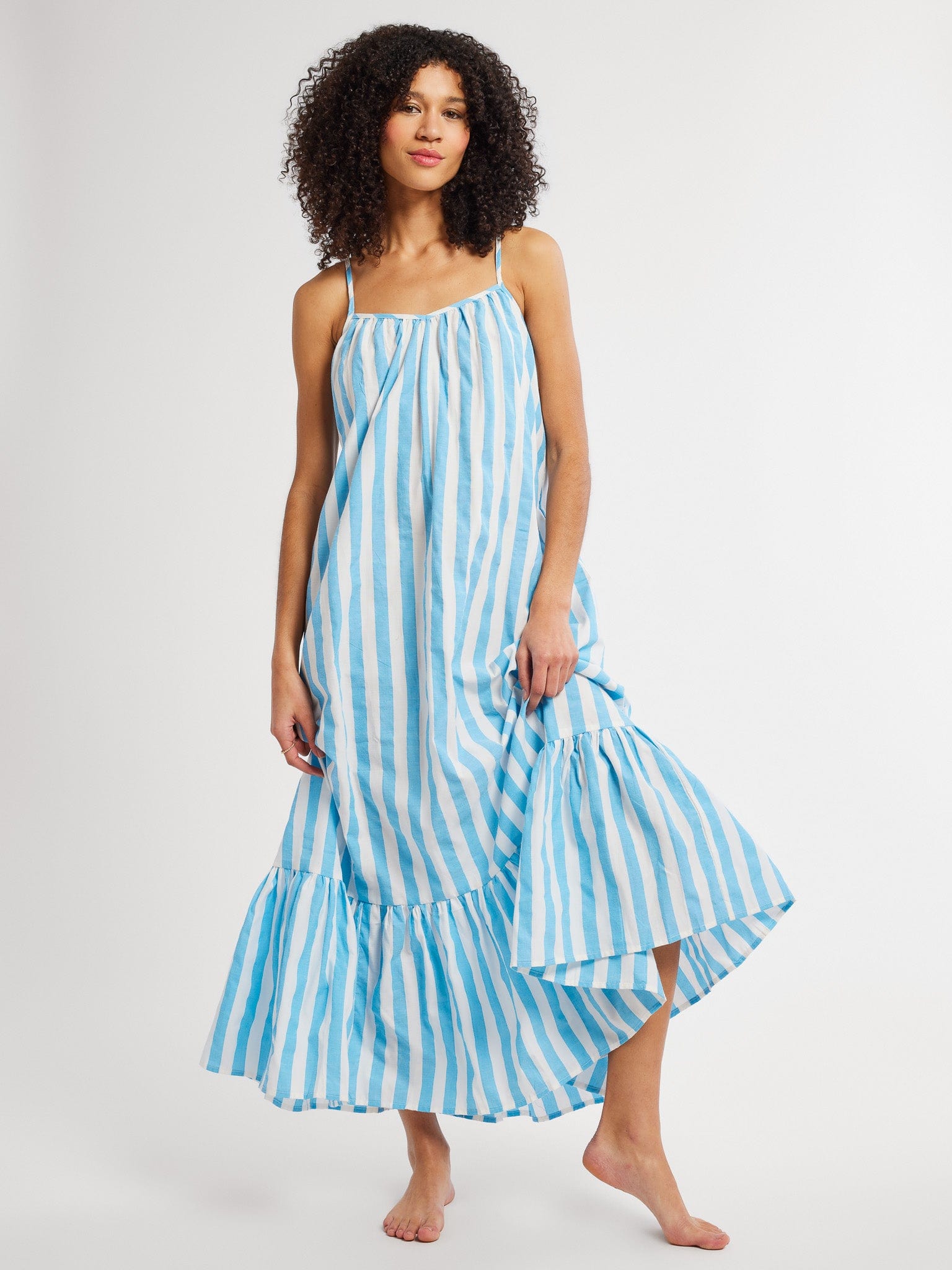 MILLE Clothing Sienna Dress in Atoll Stripe