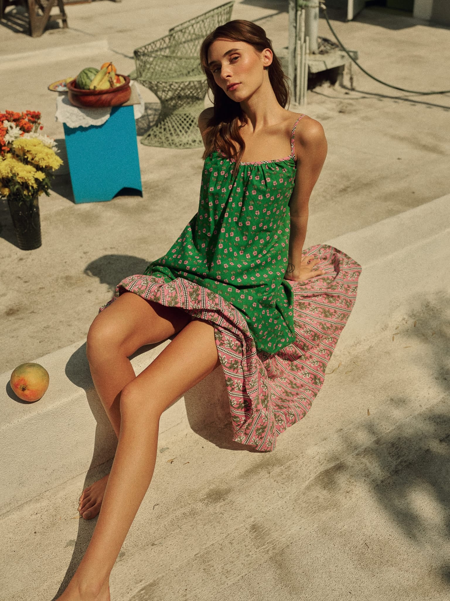 MILLE Clothing Sienna Dress in Jelly Bean