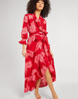 MILLE Clothing Simone Dress in Crimson Floral