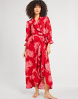 MILLE Clothing Simone Dress in Crimson Floral