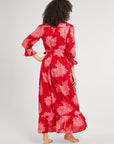 MILLE Clothing Simone Dress in Crimson Floral