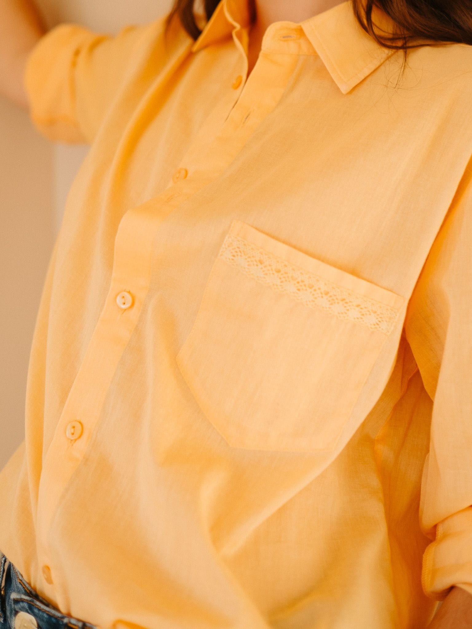 MILLE Clothing Sofia Top in Apricot