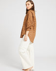 MILLE Clothing Sofia Top in Caramel Eyelet