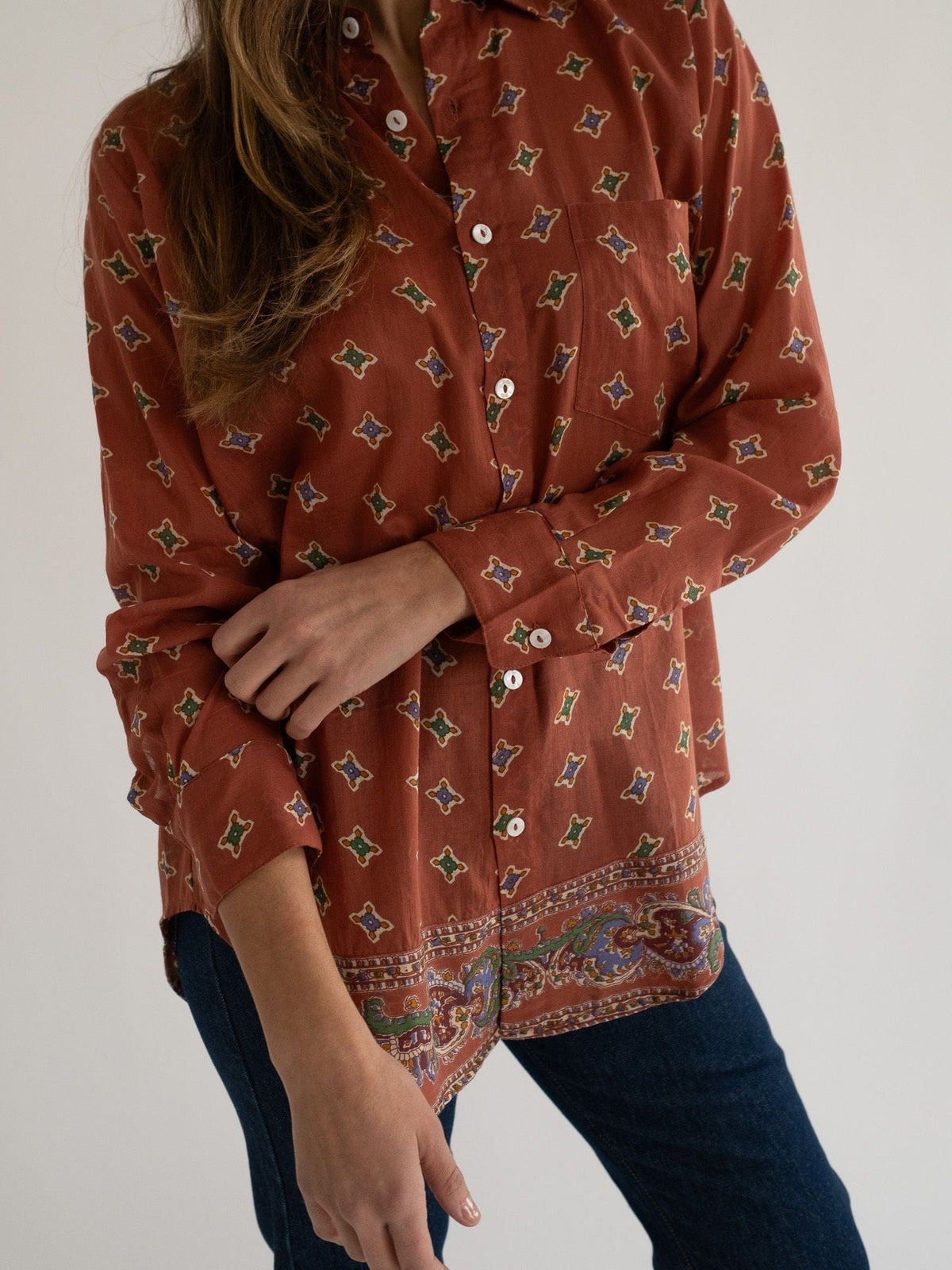 Sofia Top in Chateau — The cut